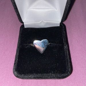Silver Heart Ring